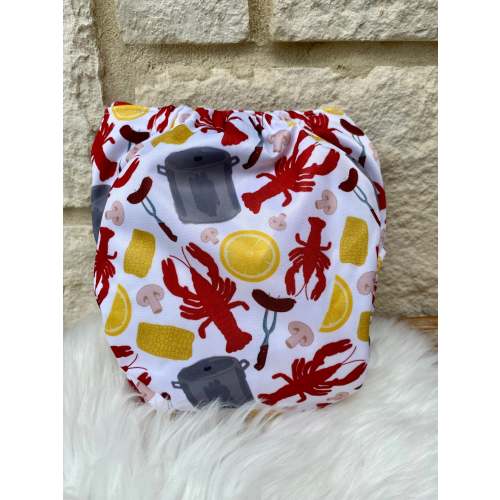 One Size Pocket "Crawfish Boil"-In Stock