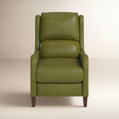 Birch Lane™ Beecher 29" Genuine Leather Manual Recliner & Reviews | Birch Lane