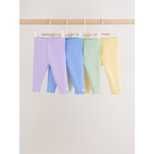Multi Baby Leggings 4 Pack (0mths-2yrs)