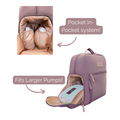 Fiona Breast Pump Backpack Earth Stylish and Functional for Pumping and Work – Sarah Wells Bags