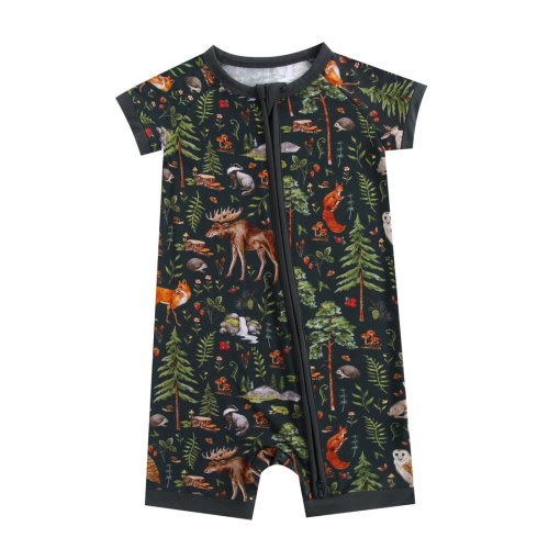 Wood You Be My Friend Short Sleeve Romper – Jammie Session