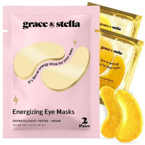 Grace & Stella Under Eye Mask - Gold - 2ct: Moisturizing, Brightening, Anti-Aging, Paraben-Free
