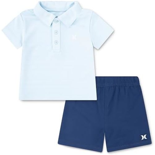 Hurley baby-boys And Toddler Boys' Polo and Shorts 2-piece Outfit Set