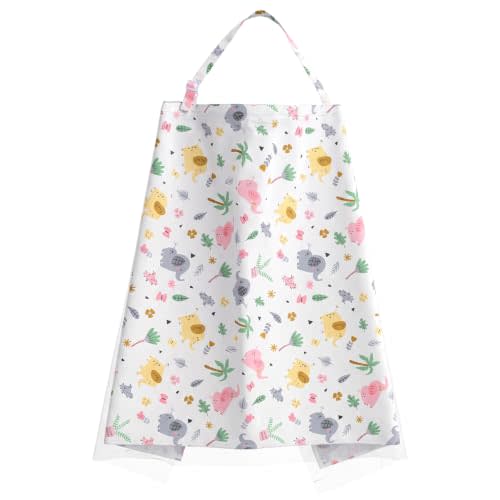 Muslin Nursing Cover for Breastfeeding Breathable Nursing Cover up | Breastfeeding Cover up,Soft Cotton Arch Neckline,Privacy Muslin Scarf,for Baby,Mom Nursing Apron Carseat Canopy