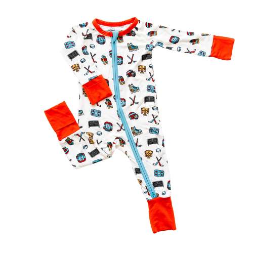 Hockey One-Piece: Cozy Bamboo Double Zipper for Fans