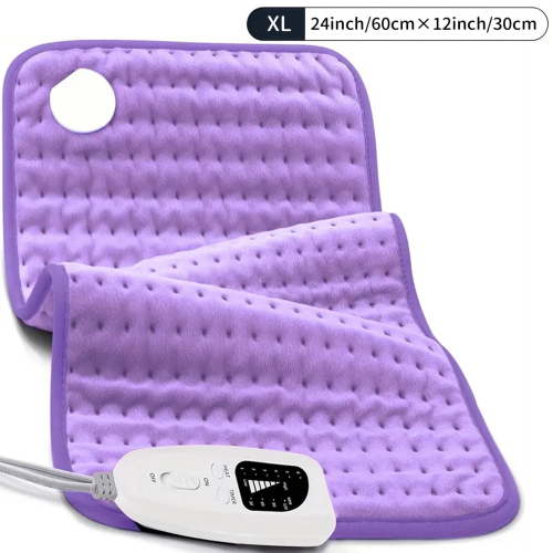 Heating Pad for Back,Neck,Abdomen,Shoulder,Knee,Arms,Legs,Dry/Moist Heat & Auto Shut off,Birthday Gifts for Men and Women, 12" x 24", 1 Pack