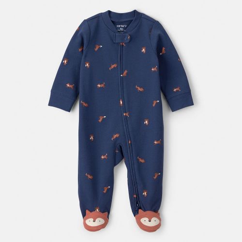 Baby Boy Carter's 100% Cotton 2-Way Zip Sleep & Play Pajamas