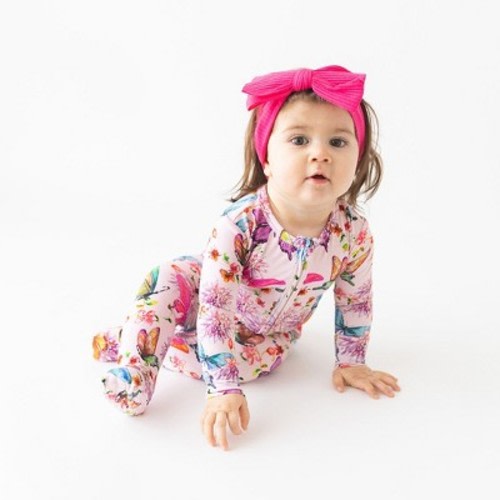 Infant Watercolor Butterfly Convertible One Piece - Posh Peanut