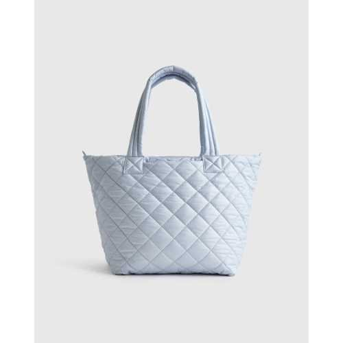 Transit Quilted Carry-All Tote in Porcelain Blue