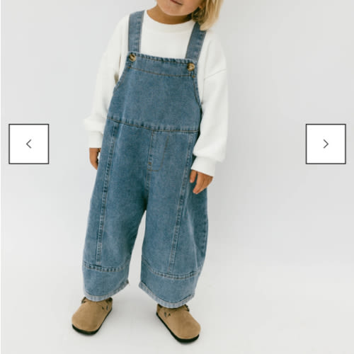 Oversized Overalls- Denim – Fostered Collection