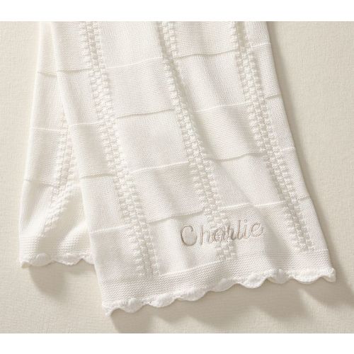 Cotton Knit Patchwork Organic Baby Blanket