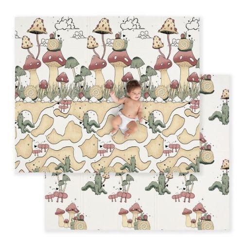 JumpOff Jo - Waterproof Foam Padded Play Mat for Infants, Babies, Toddlers, Play Pens & Tummy Time, Foldable Activity Mat