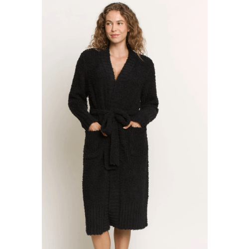 Morning Brew Robe In Black