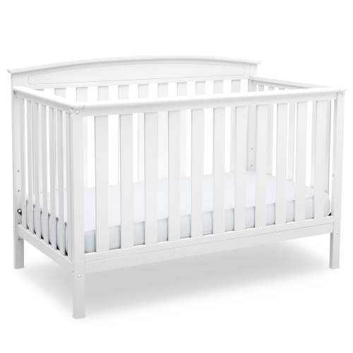 Delta Children Gateway 4-in-1 Convertible Baby Crib, White