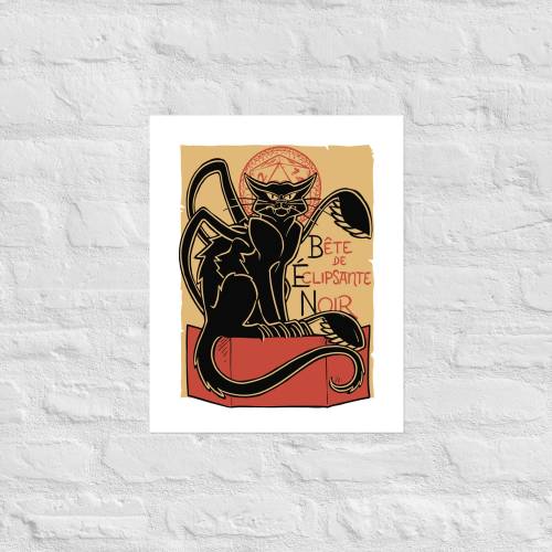 Le Displacer Noir Poster (not framed) | D&D | DND | Dungeons and Dragons