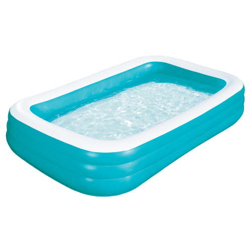 Free Shipping! Bluescape Inflatable Family Pool 10ft Rectangular Water Summer Easy Setup