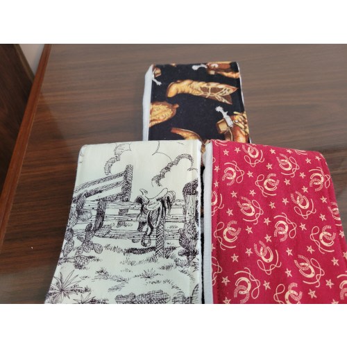 Cowboy Burp Cloth Set, Western Baby Shower Gift