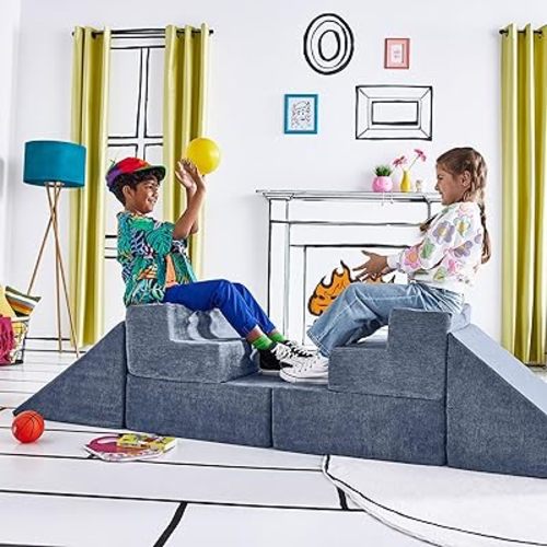 Yourigami Kids Modular Play Gym Set - Blue Lagoon