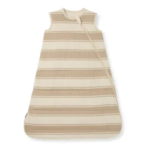 Rugby Stripe Organic Warmer Beekeeper™ Wearable Baby Blanket - Oat