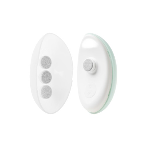 Olababy Rechargable Electric Baby Nail Trimmer, White