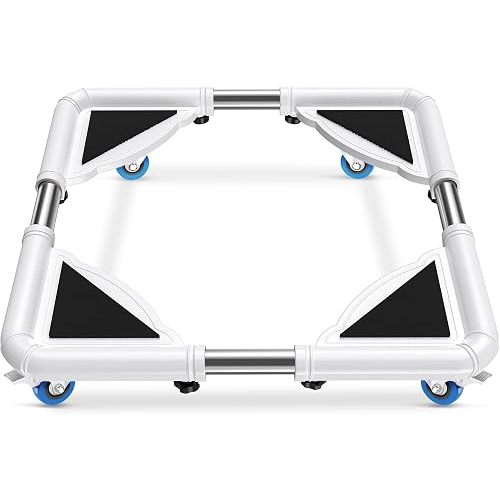 SPACECARE Mini Fridge Stand Mobile Roller, Adjustable18.5-27''- Black
