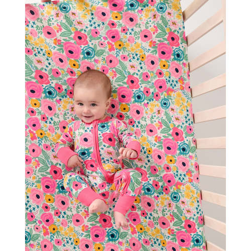 Secret Garden Fitted Crib Sheet