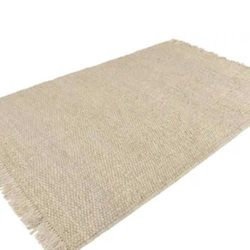 Ivory 6' 1 x 9' Hand Woven Chunky Jute Rug | Rugs.com