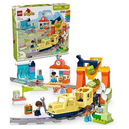 LEGO DUPLO Town Big Interactive Community Train Set 10428 Building Kit (103 Pieces)
