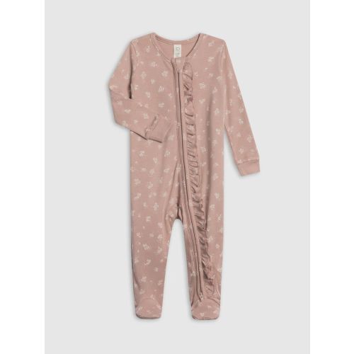 Neve Ruffle Zipper Sleeper | Ophelia Floral