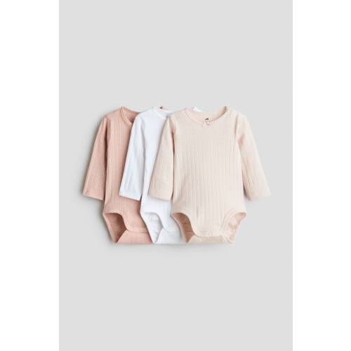 3-PACK POINTELLE BODYSUITS