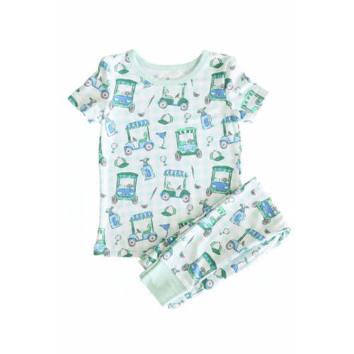 Birdie Babes Two Piece Pajama Set | Green