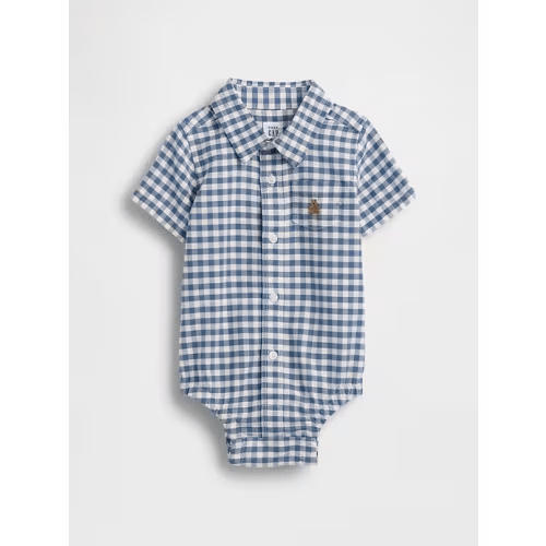 Baby Gingham Oxford Bodysuit