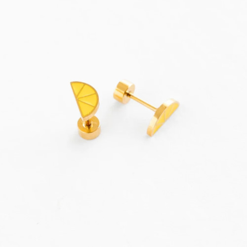 Lemon Stud Earring – Pip Pop Post
