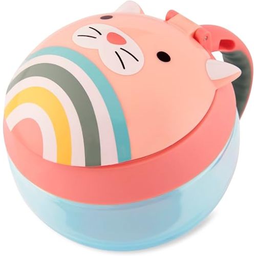 Skip Hop Baby Snack Container, Mealtime Snack Cup, Cat