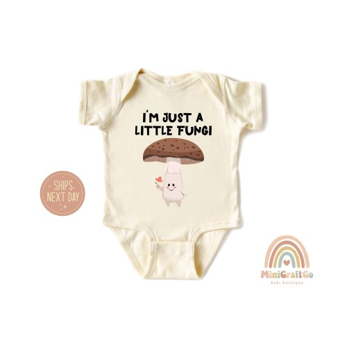 Funny Mushroom Baby Onesie®, Cottagecore Kid Shirt