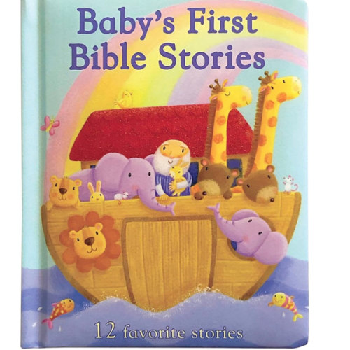 Baby's First Bible Stories Padded Board Book - Gift for Easter, Christmas, Communions, Newborns, Birthdays, Beginner Bible
