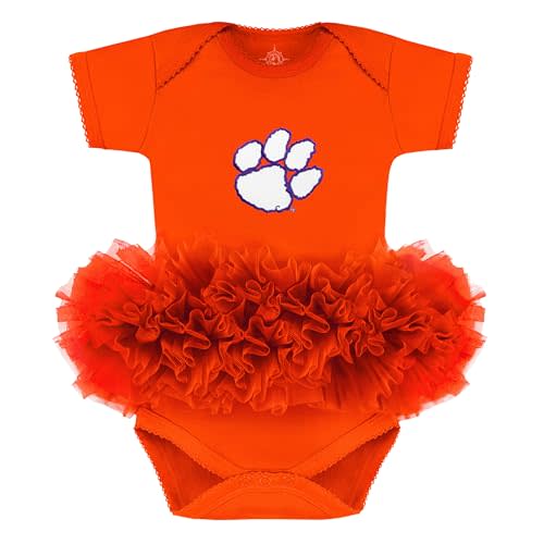 Creative Knitwear College Baby Tutu Bodysuit Dress-Team Logo, Multiple Colors, for Girls (0-12 Months)