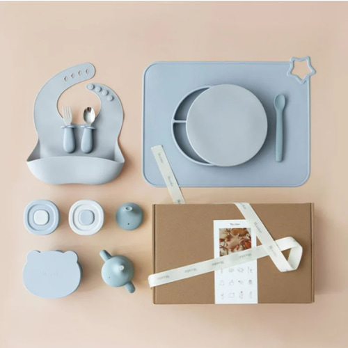 First Bites Gift Set (Ether/Sky Blue)
