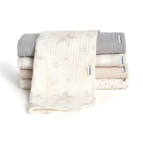 5-Pack Baby Neutral Stars Muslin Burp Cloths – Gerber Childrenswear