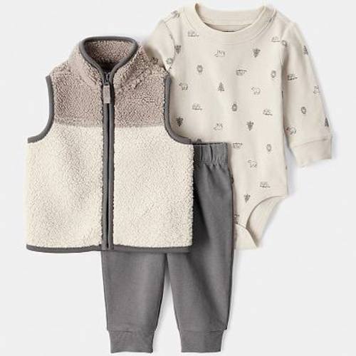 Baby Boy Carter's 3-pc. Bodysuit, Vest & Pant Set