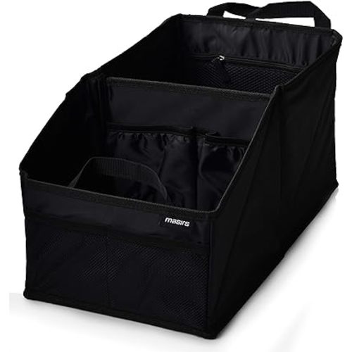 Amazon.com: Masirs Back Seat Car Organizer, Neatly Organize Items While Traveling, Folds Flat for Easy Trunk Storage : Automotive