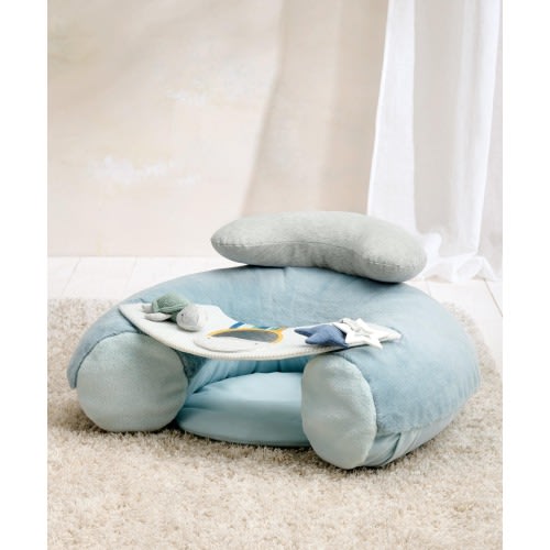 Sit & Play Floor Seat - Welcome to the World Blue