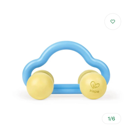 Hape Rattle & Roll Toy Car For Teething Babies - Hape Toys (Hape – HapeToys