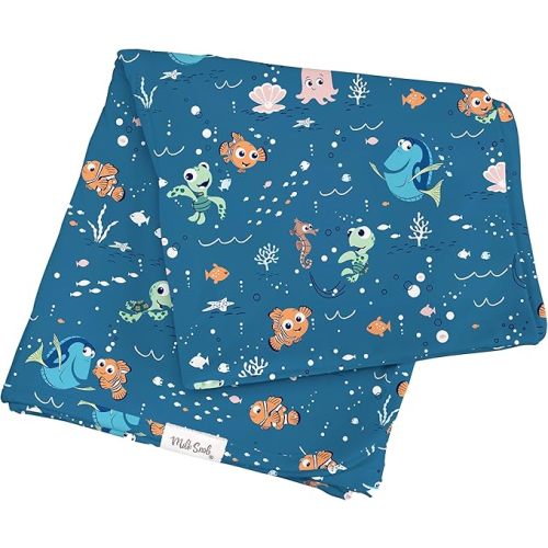 Milk Snob Disney Pixar Infant Boy/Girl Swaddle Blanket, Soft Receiving, Security and Play, Toddler Infant Newborn Bedding, Baby Shower, Baby Registry Gift (Finding Nemo) 34 * 34 inches