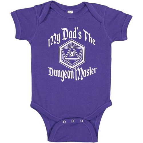 My Dad's The Dungeon Master Baby Bodysuit/Toddler T-Shirt RPG Baby Clothing