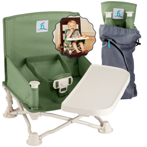 OmniBoost Travel Booster Seat | Hiccapop - Forest Sage - hiccapop