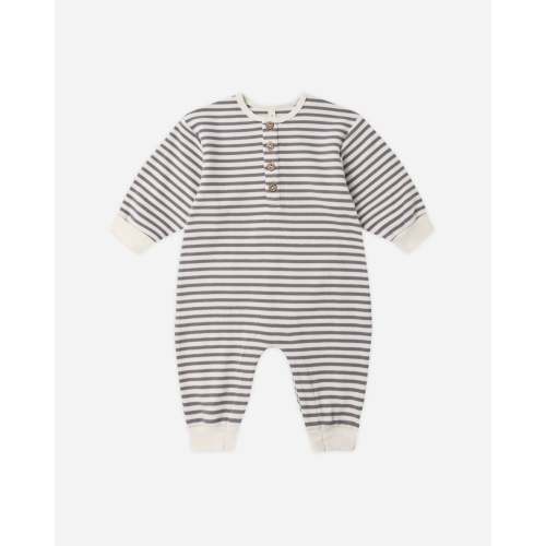 Relaxed Jumpsuit Slate Stripe – Quincy Mae