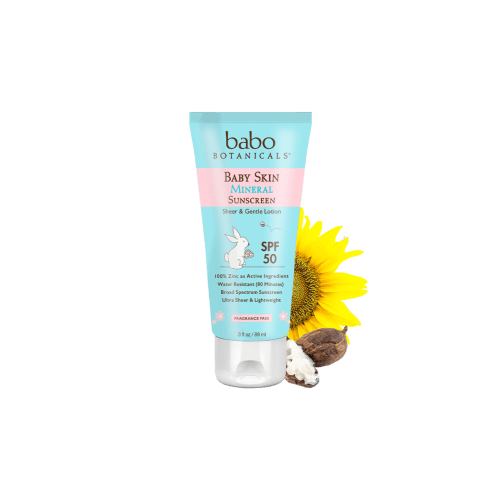 Baby Face Mineral Fragrance Free Sunscreen Lotion SPF50