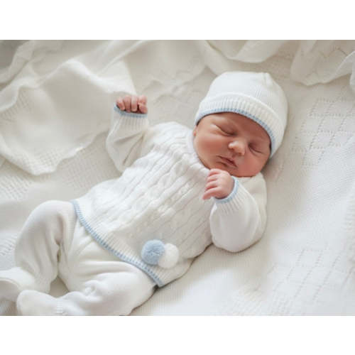 Santino Set - White – Ella Marina Baby