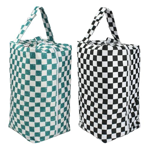 Mama Koala Waterproof Diaper Pods for Baby Items, Cloth Diapers, Swimsuits, Travel, Gym Clothes, Beach, Pump Parts, Toiletries, 2 Pack(DP-Squres)